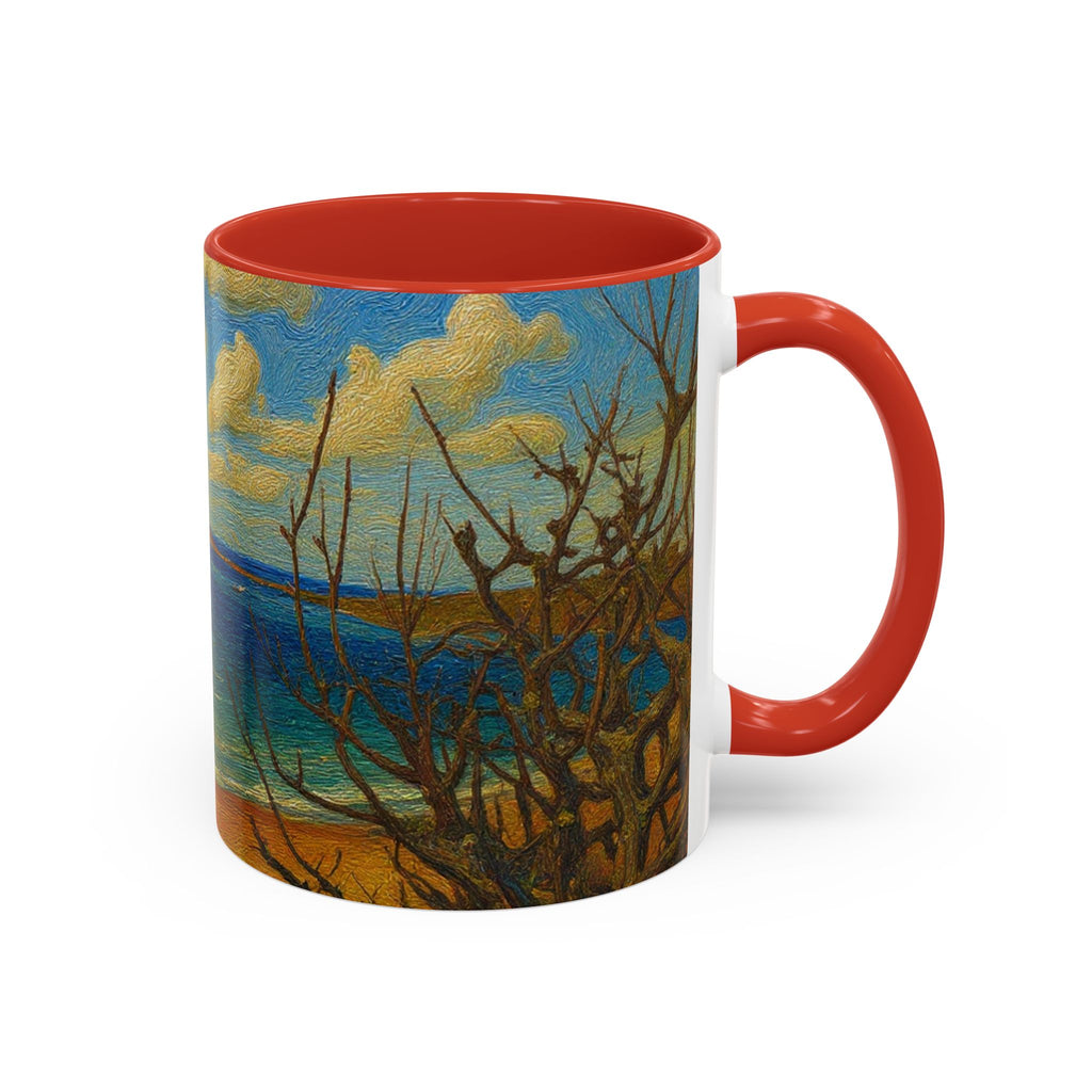 Coastal Breeze Coffee Mug — Beach Landscape Accent Mug (11/15oz)