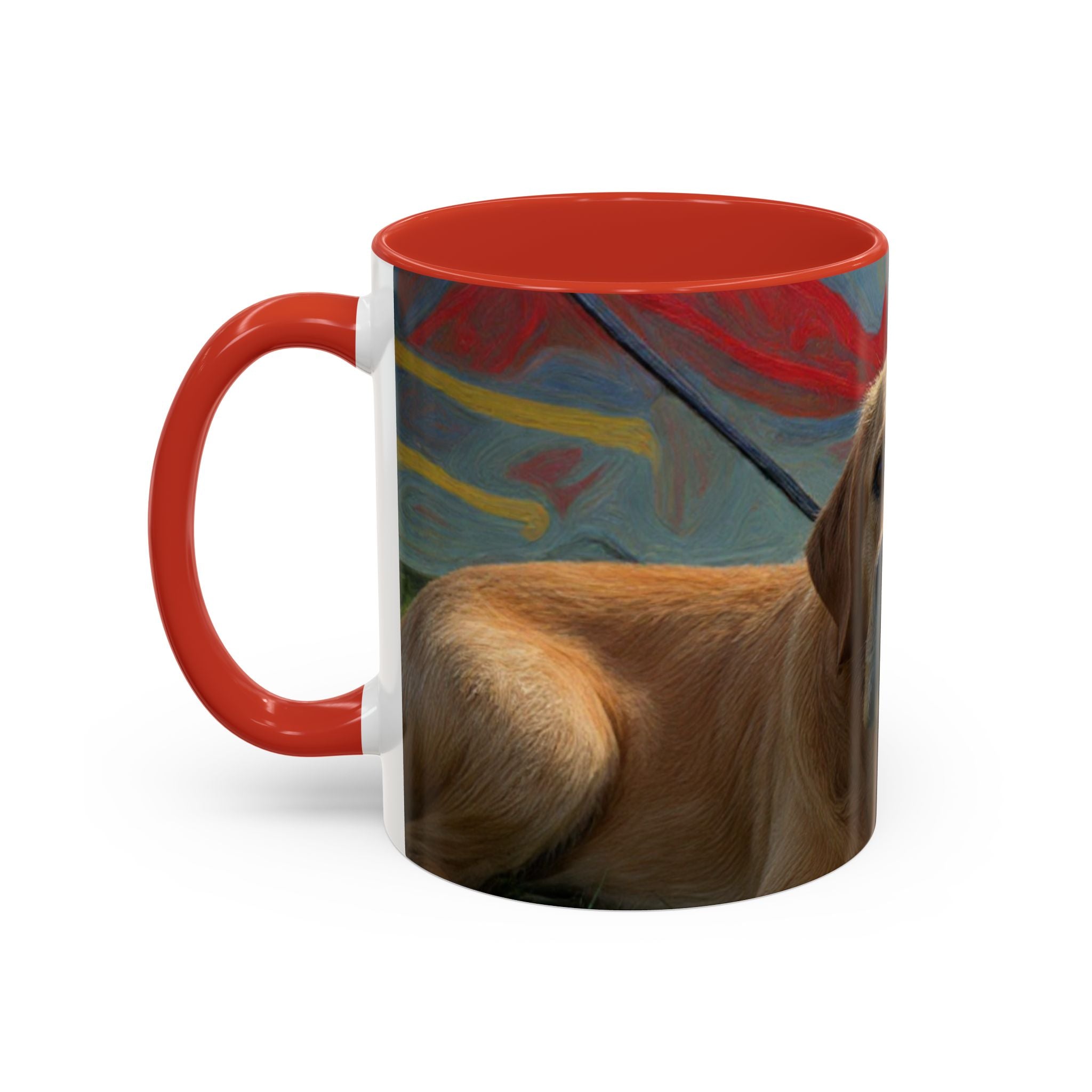 Golden Labrador Photo Coffee Mug – Personalized Pet Dog Accent Mug (11/15oz)