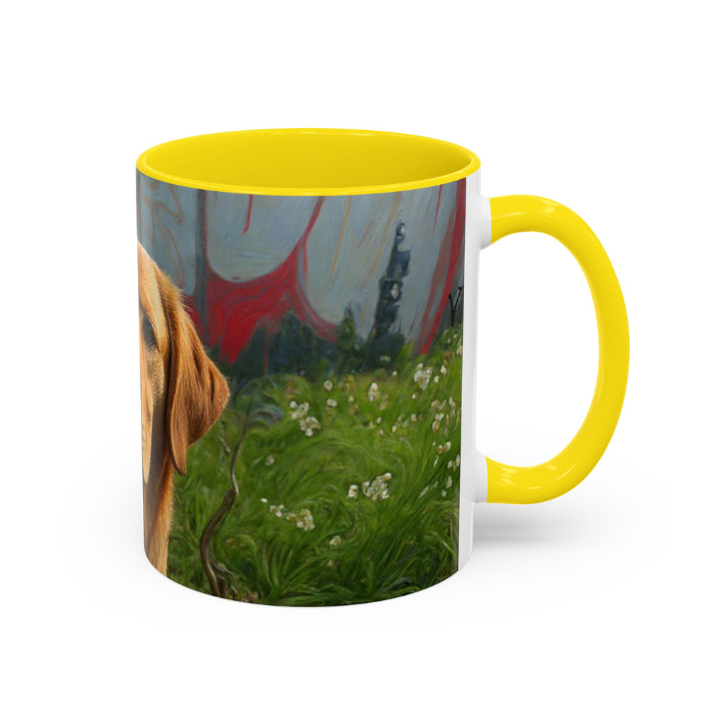 Golden Labrador Photo Coffee Mug – Personalized Pet Dog Accent Mug (11/15oz)