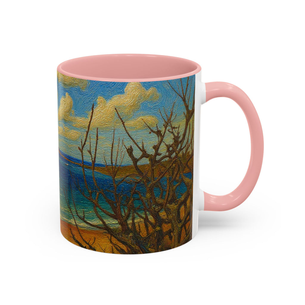 Coastal Breeze Coffee Mug — Beach Landscape Accent Mug (11/15oz)
