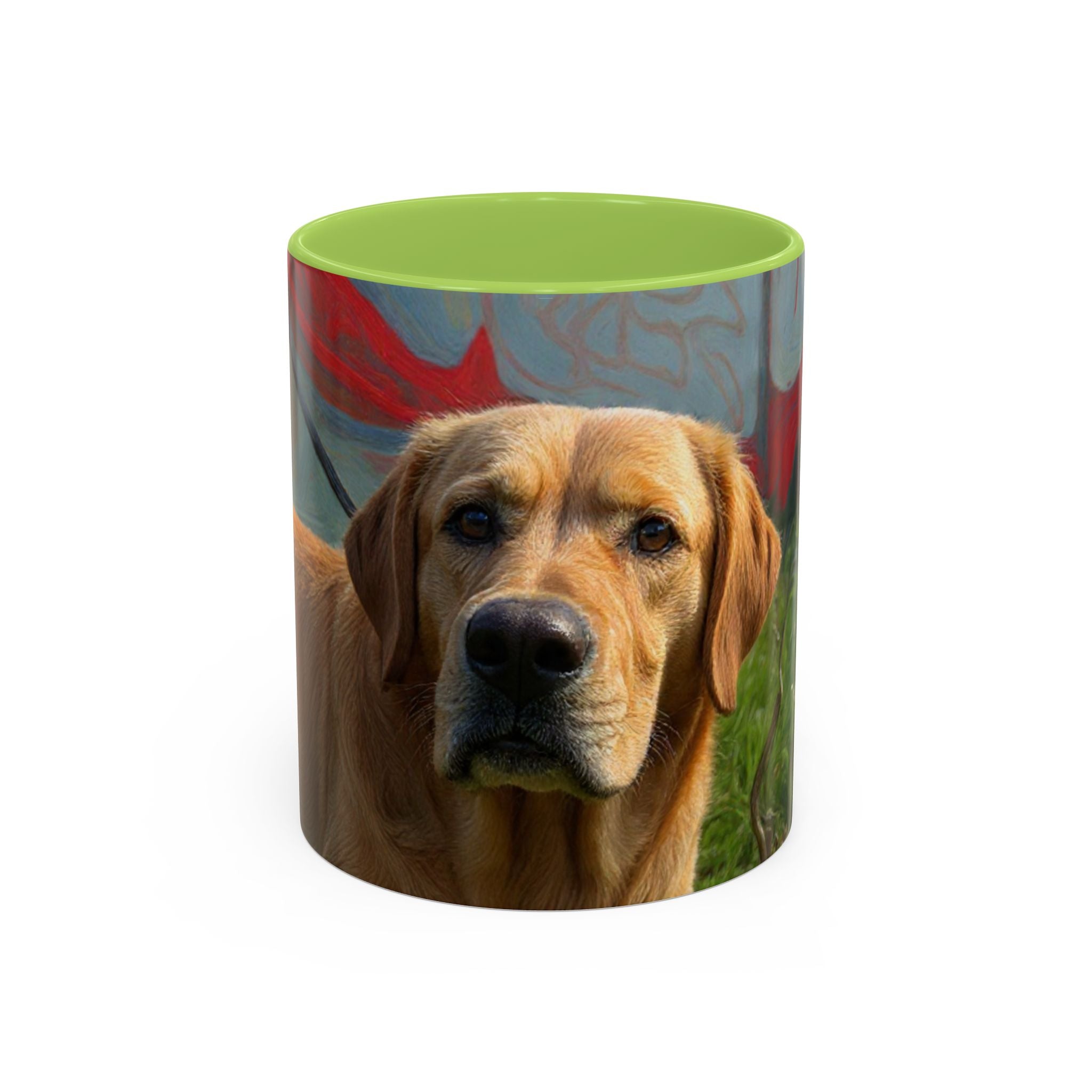 Golden Labrador Photo Coffee Mug – Personalized Pet Dog Accent Mug (11/15oz)