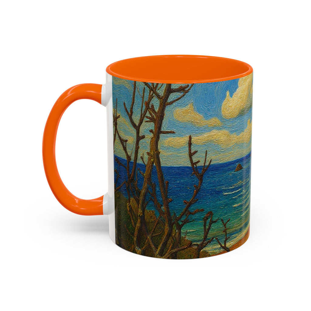 Coastal Breeze Coffee Mug — Beach Landscape Accent Mug (11/15oz)