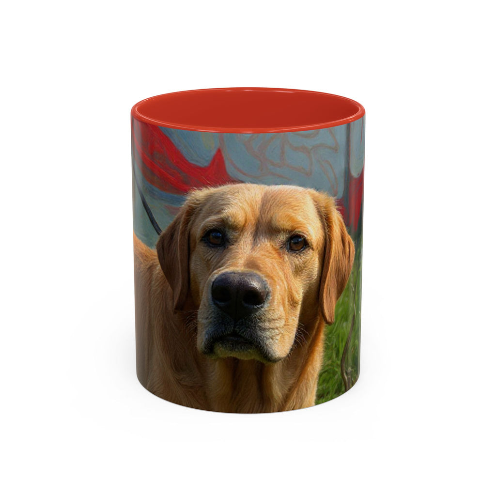 Golden Labrador Photo Coffee Mug – Personalized Pet Dog Accent Mug (11/15oz)