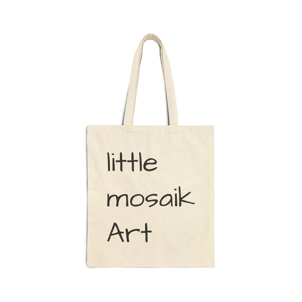 Tote Bag — Coastal Landscape Canvas Tote with 'little mosaik Art' Print