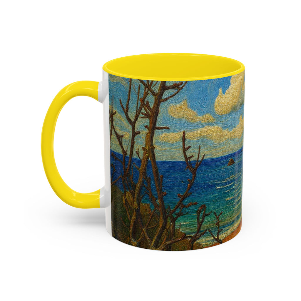 Coastal Breeze Coffee Mug — Beach Landscape Accent Mug (11/15oz)