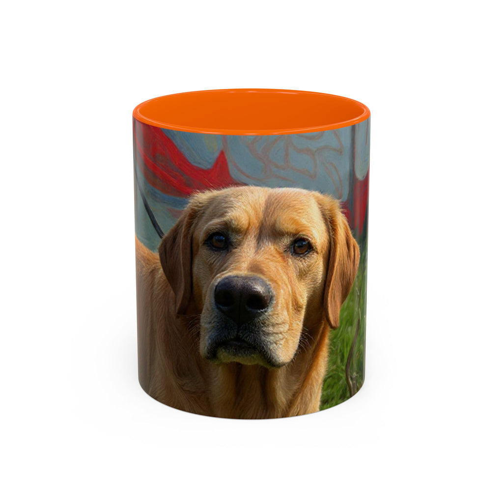 Golden Labrador Photo Coffee Mug – Personalized Pet Dog Accent Mug (11/15oz)