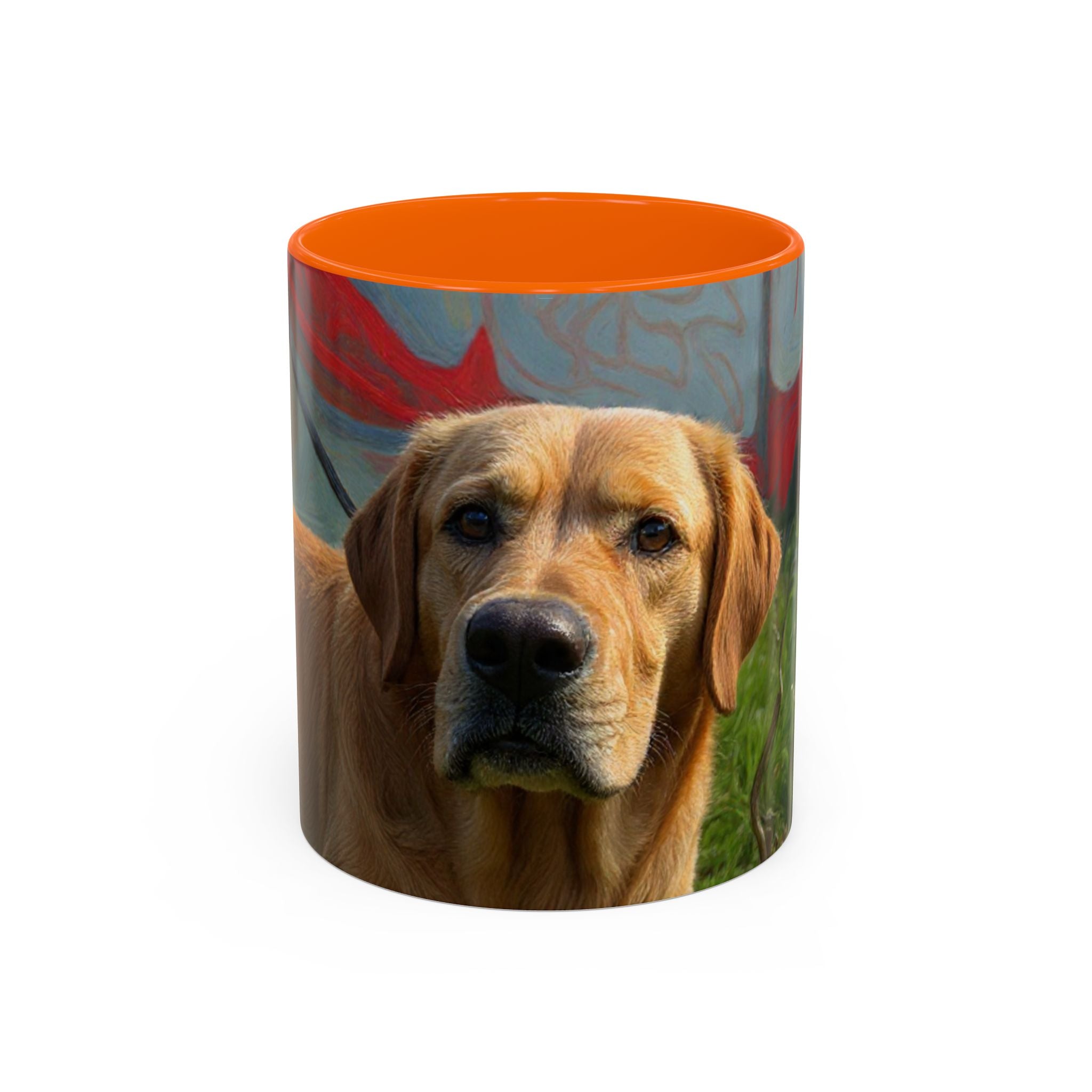 Golden Labrador Photo Coffee Mug – Personalized Pet Dog Accent Mug (11/15oz)