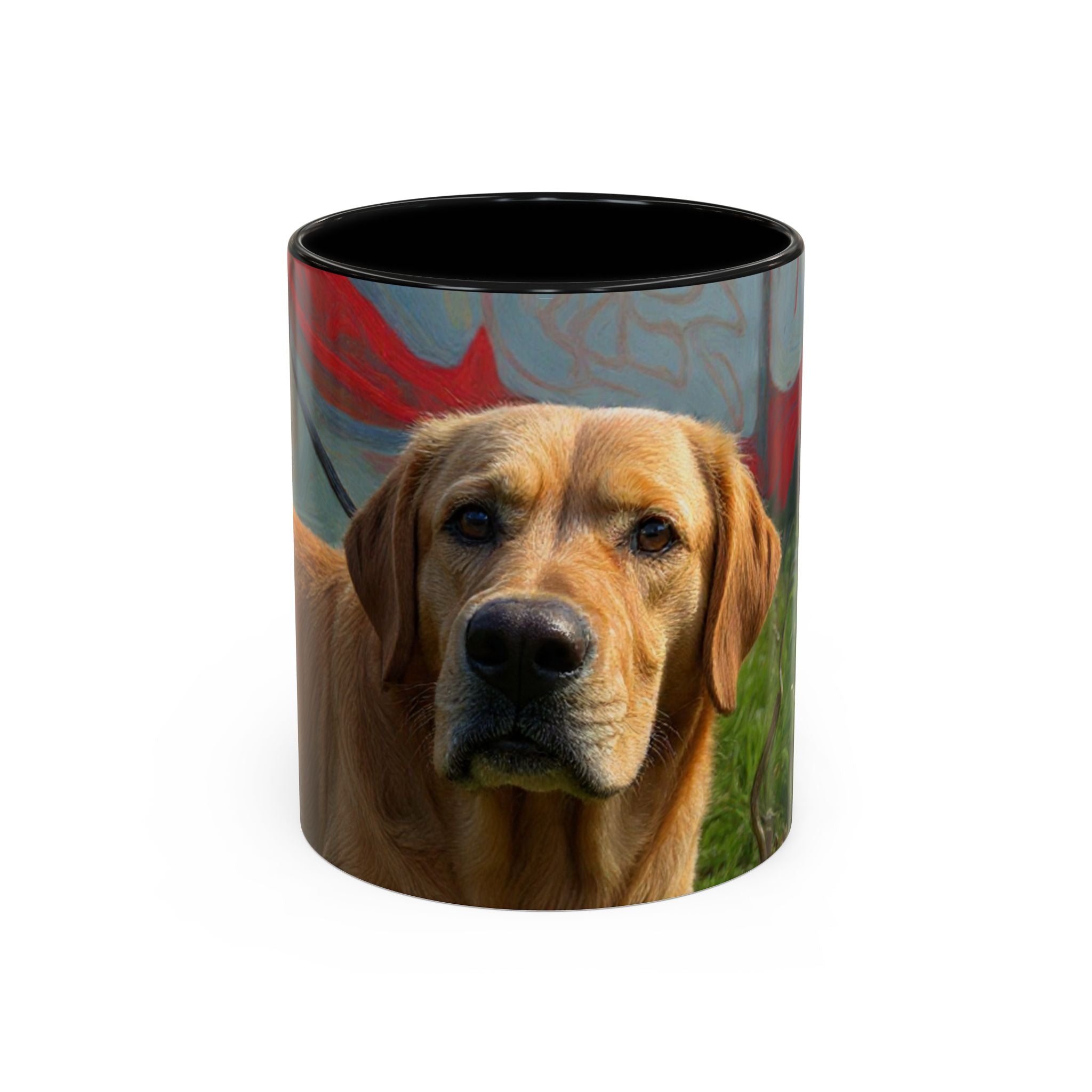 Golden Labrador Photo Coffee Mug – Personalized Pet Dog Accent Mug (11/15oz)