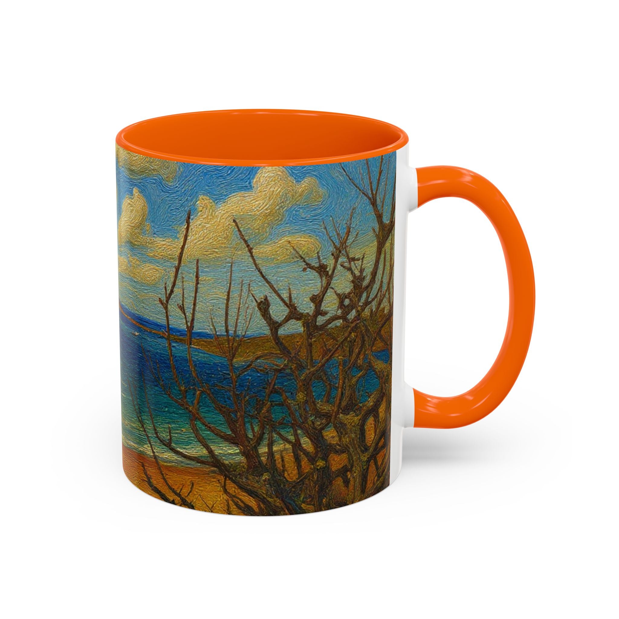 Coastal Breeze Coffee Mug — Beach Landscape Accent Mug (11/15oz)