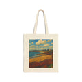 Tote Bag — Coastal Landscape Canvas Tote with 'little mosaik Art' Print