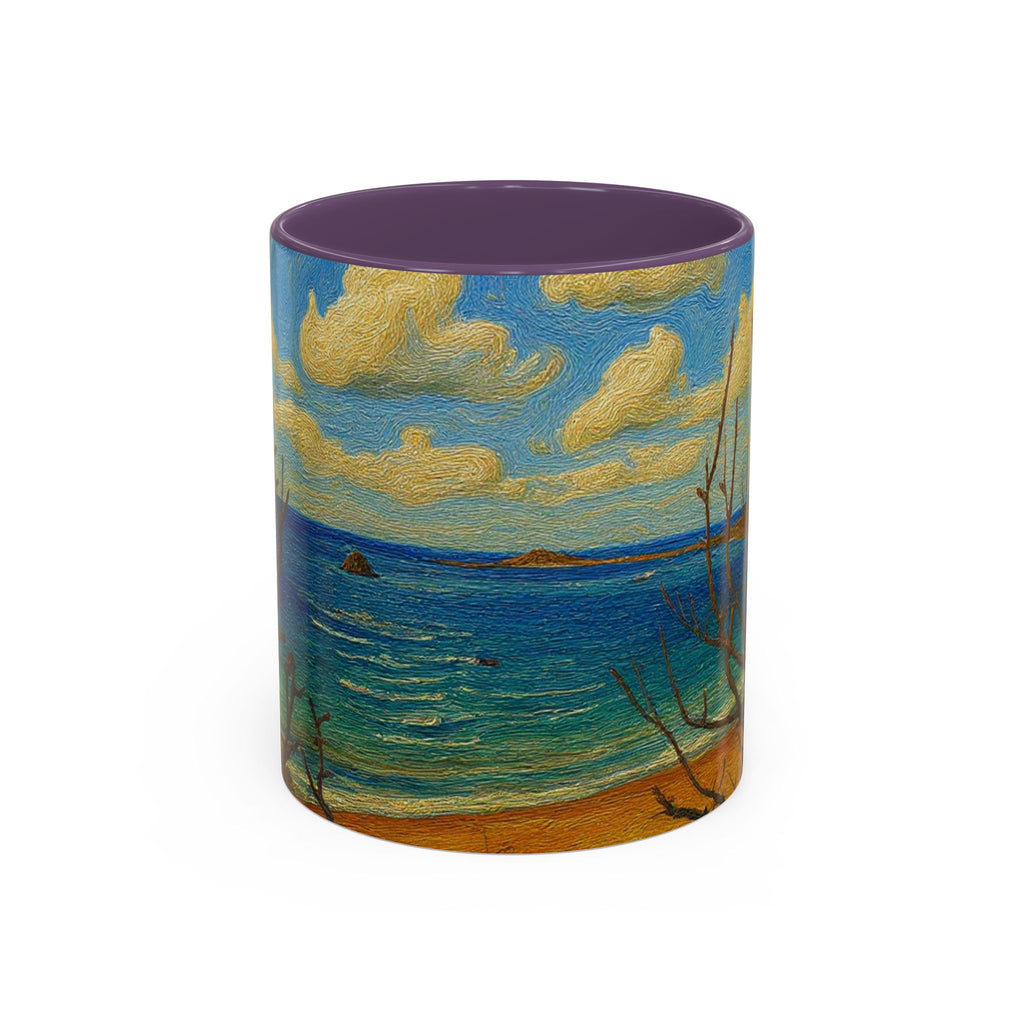 Coastal Breeze Coffee Mug — Beach Landscape Accent Mug (11/15oz)