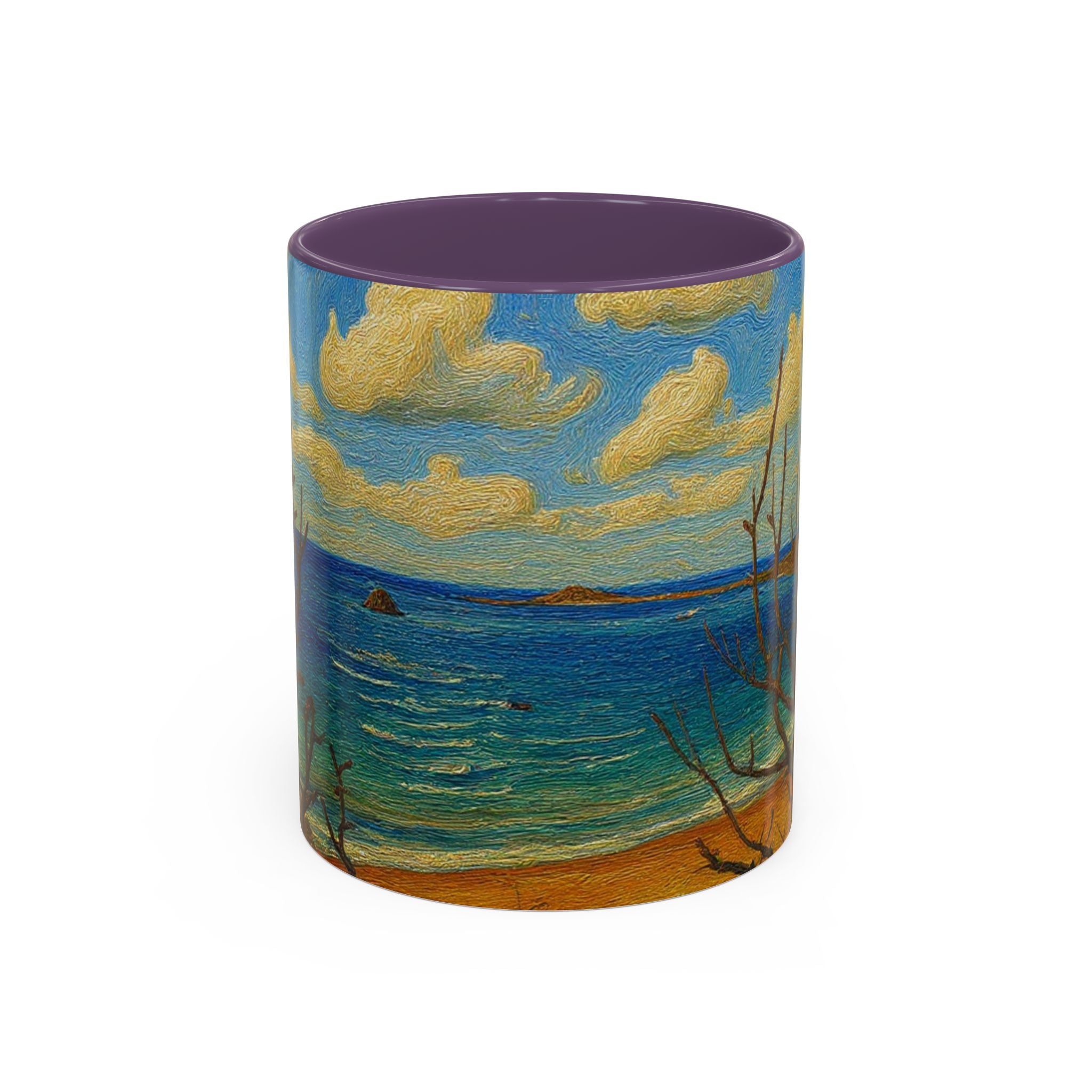 Coastal Breeze Coffee Mug — Beach Landscape Accent Mug (11/15oz)