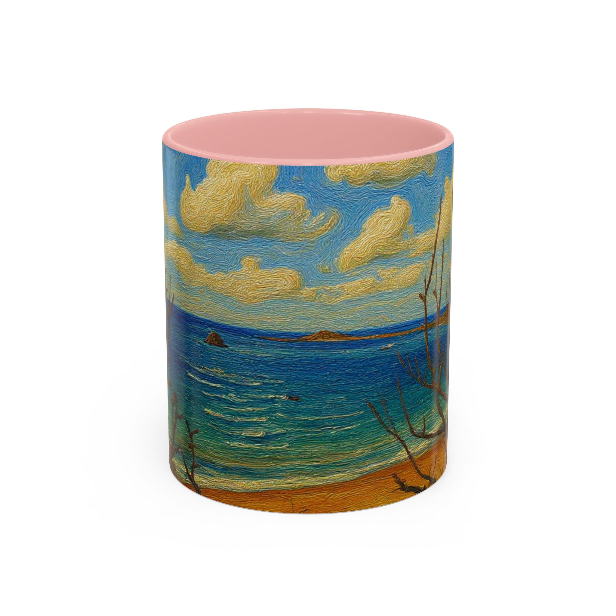 Coastal Breeze Coffee Mug — Beach Landscape Accent Mug (11/15oz)