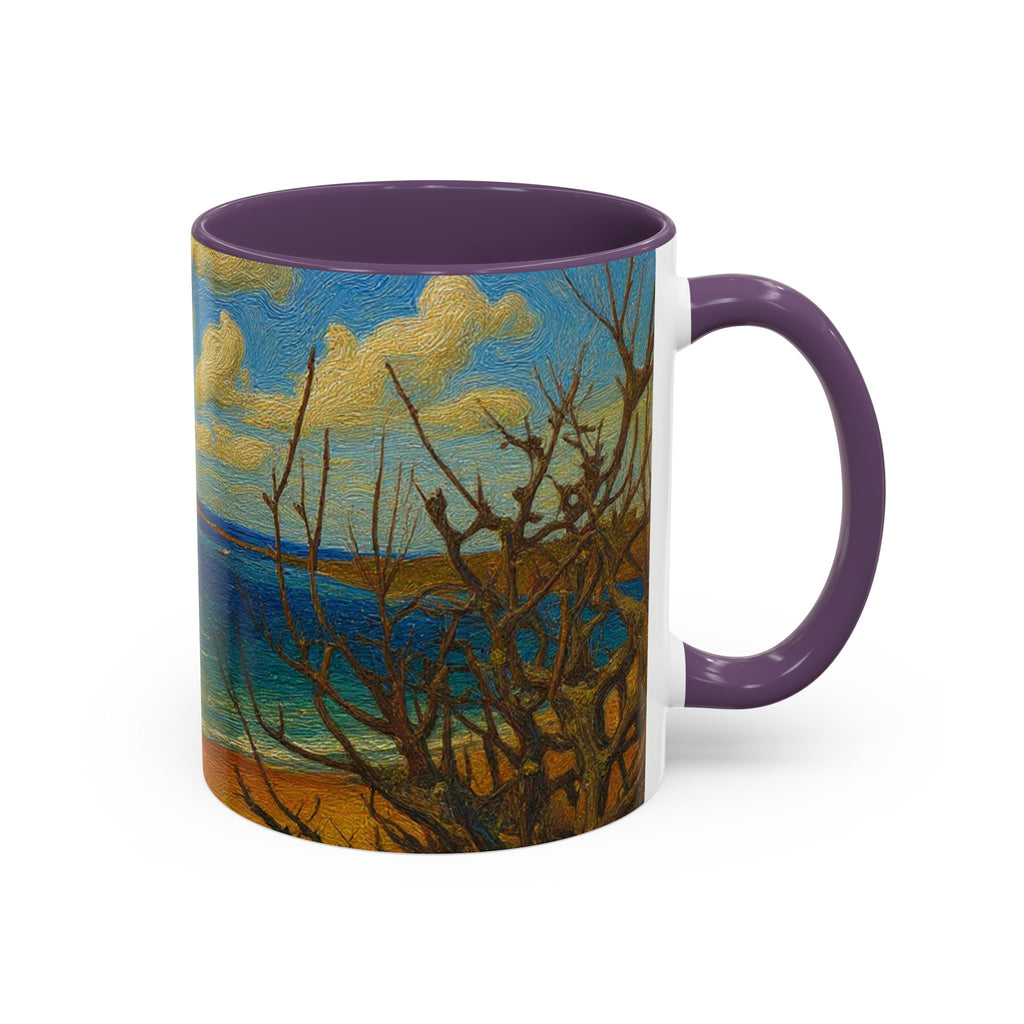 Coastal Breeze Coffee Mug — Beach Landscape Accent Mug (11/15oz)