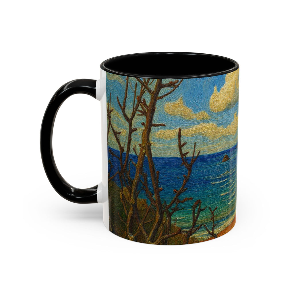 Coastal Breeze Coffee Mug — Beach Landscape Accent Mug (11/15oz)