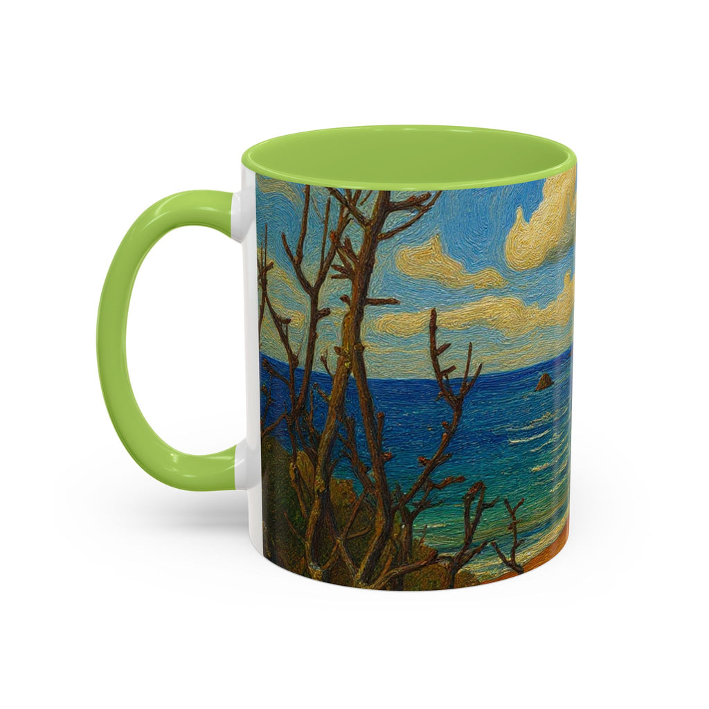 Coastal Breeze Coffee Mug — Beach Landscape Accent Mug (11/15oz)