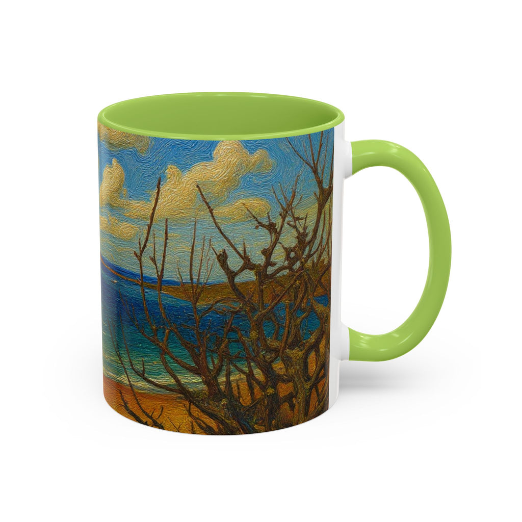 Coastal Breeze Coffee Mug — Beach Landscape Accent Mug (11/15oz)