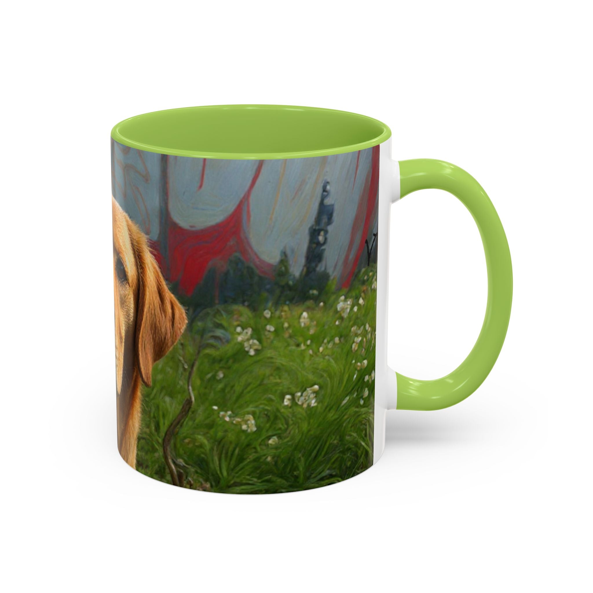 Golden Labrador Photo Coffee Mug – Personalized Pet Dog Accent Mug (11/15oz)