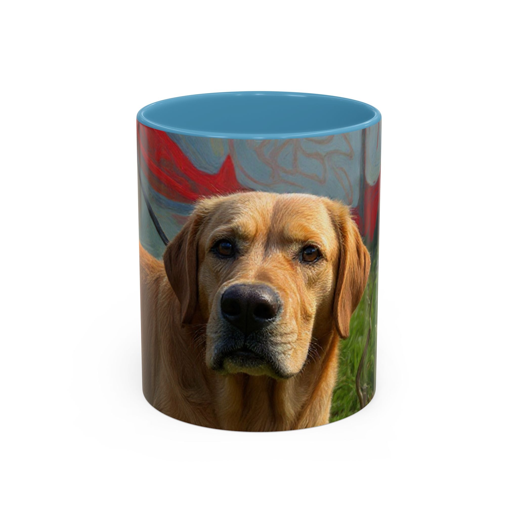 Golden Labrador Photo Coffee Mug – Personalized Pet Dog Accent Mug (11/15oz)
