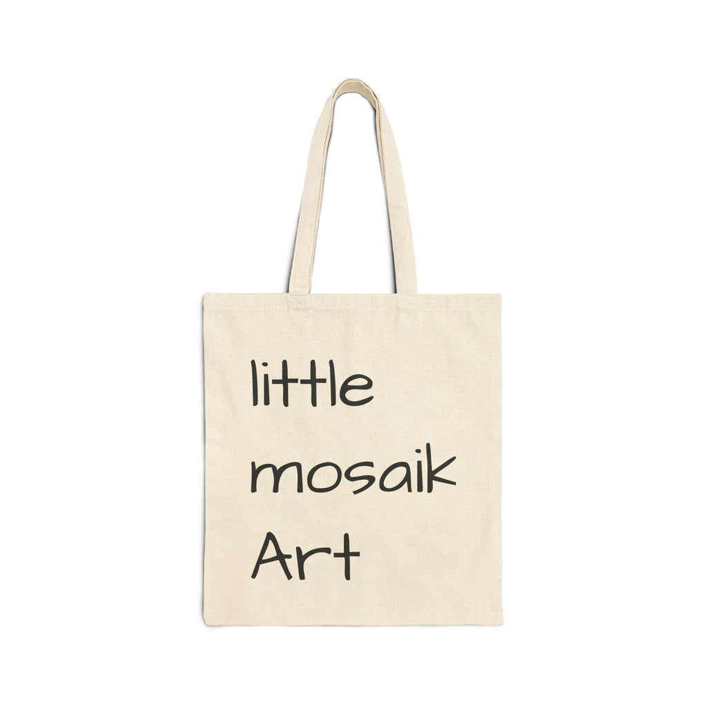 Seascape Canvas Tote Bag — Beach Art Cotton Shopper
