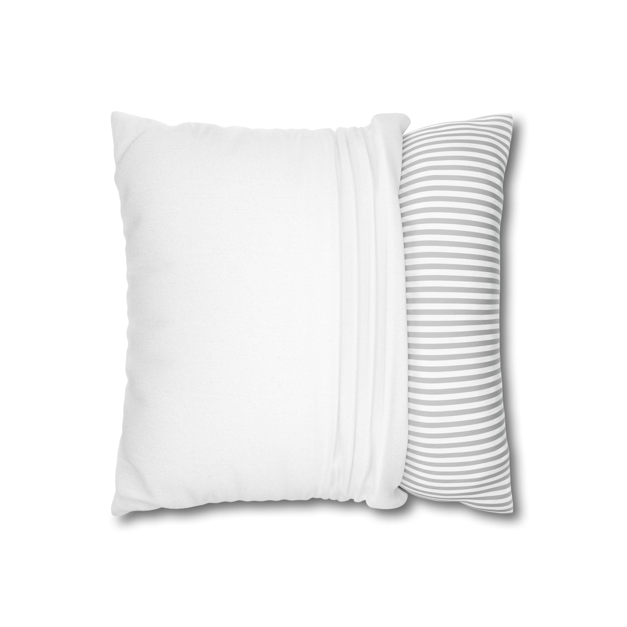 Autumn Branches Decorative Pillowcase — Fall Foliage Square Throw Pillow Cover