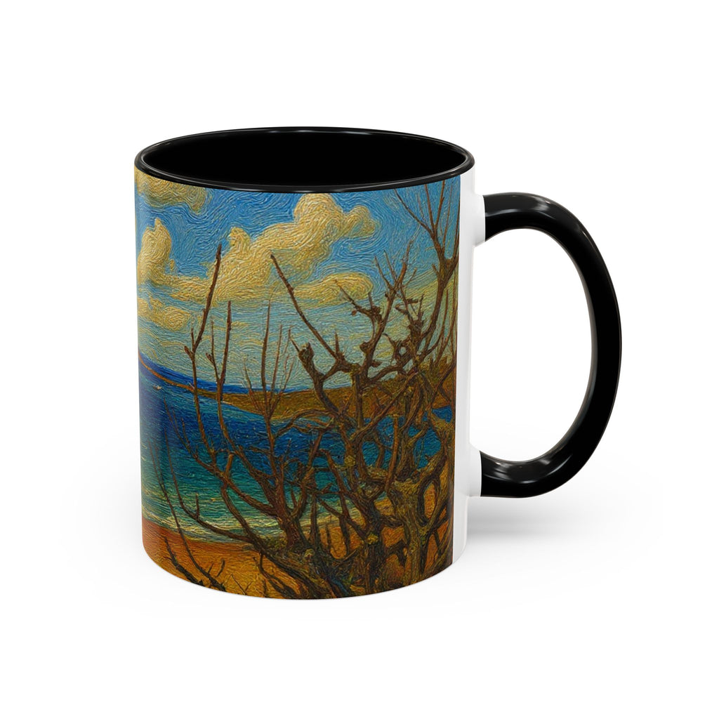 Coastal Breeze Coffee Mug — Beach Landscape Accent Mug (11/15oz)