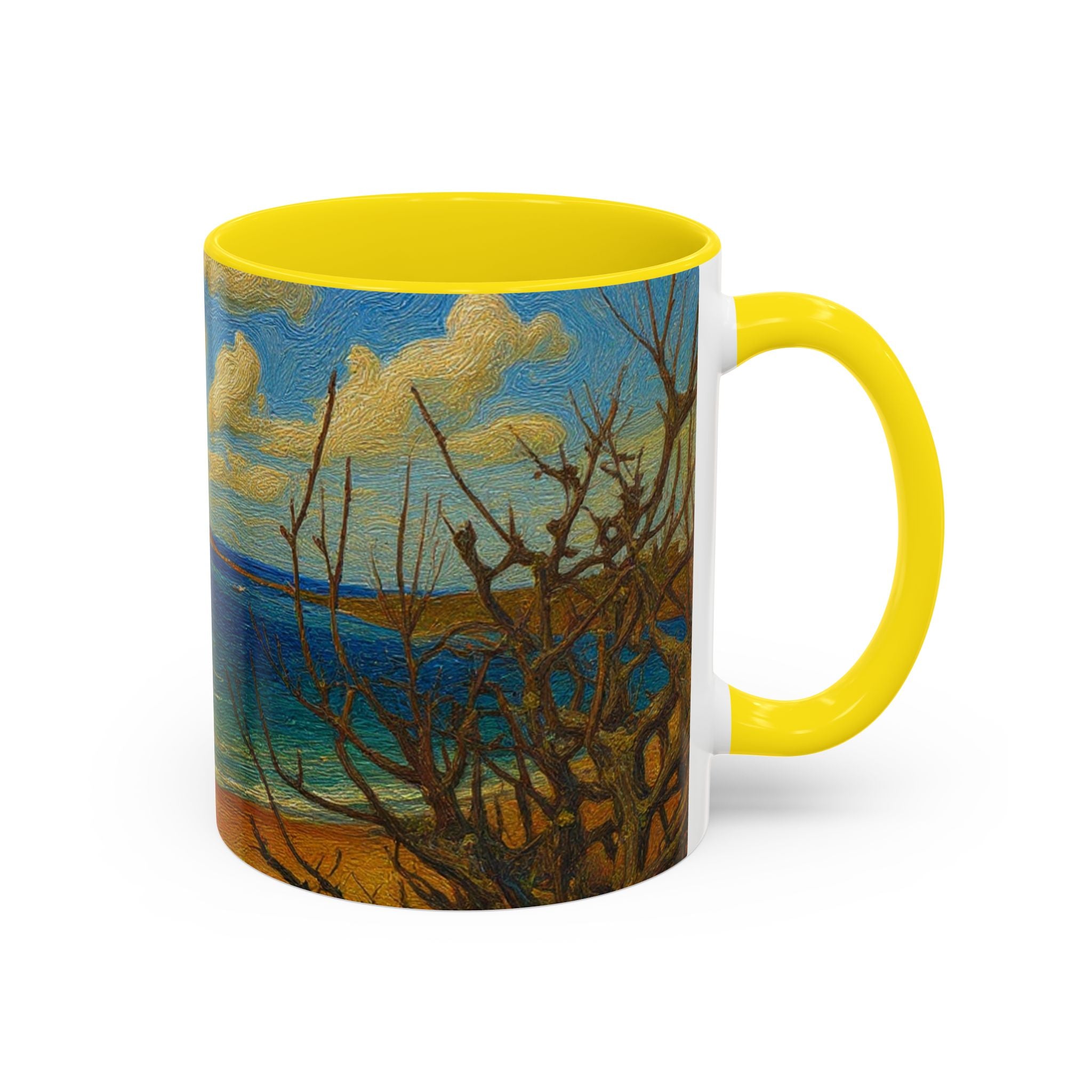 Coastal Breeze Coffee Mug — Beach Landscape Accent Mug (11/15oz)