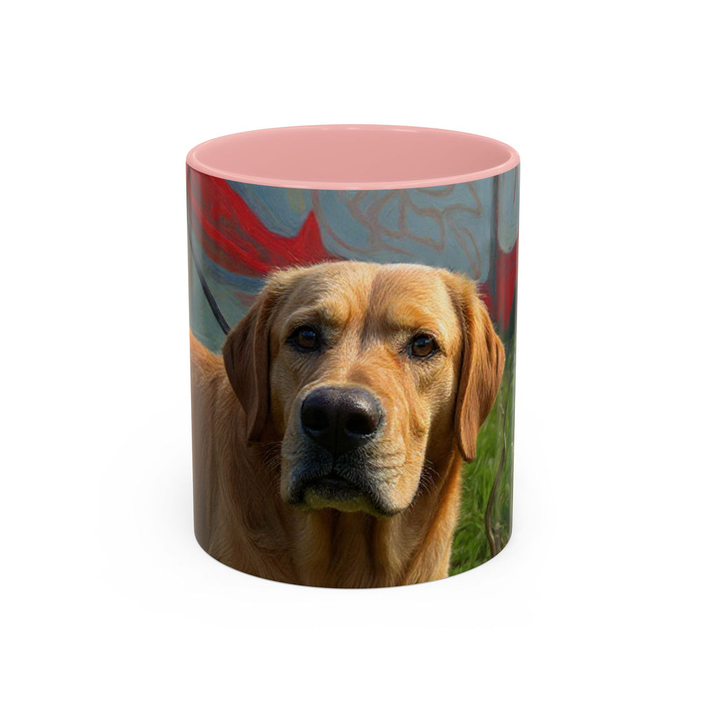 Golden Labrador Photo Coffee Mug – Personalized Pet Dog Accent Mug (11/15oz)
