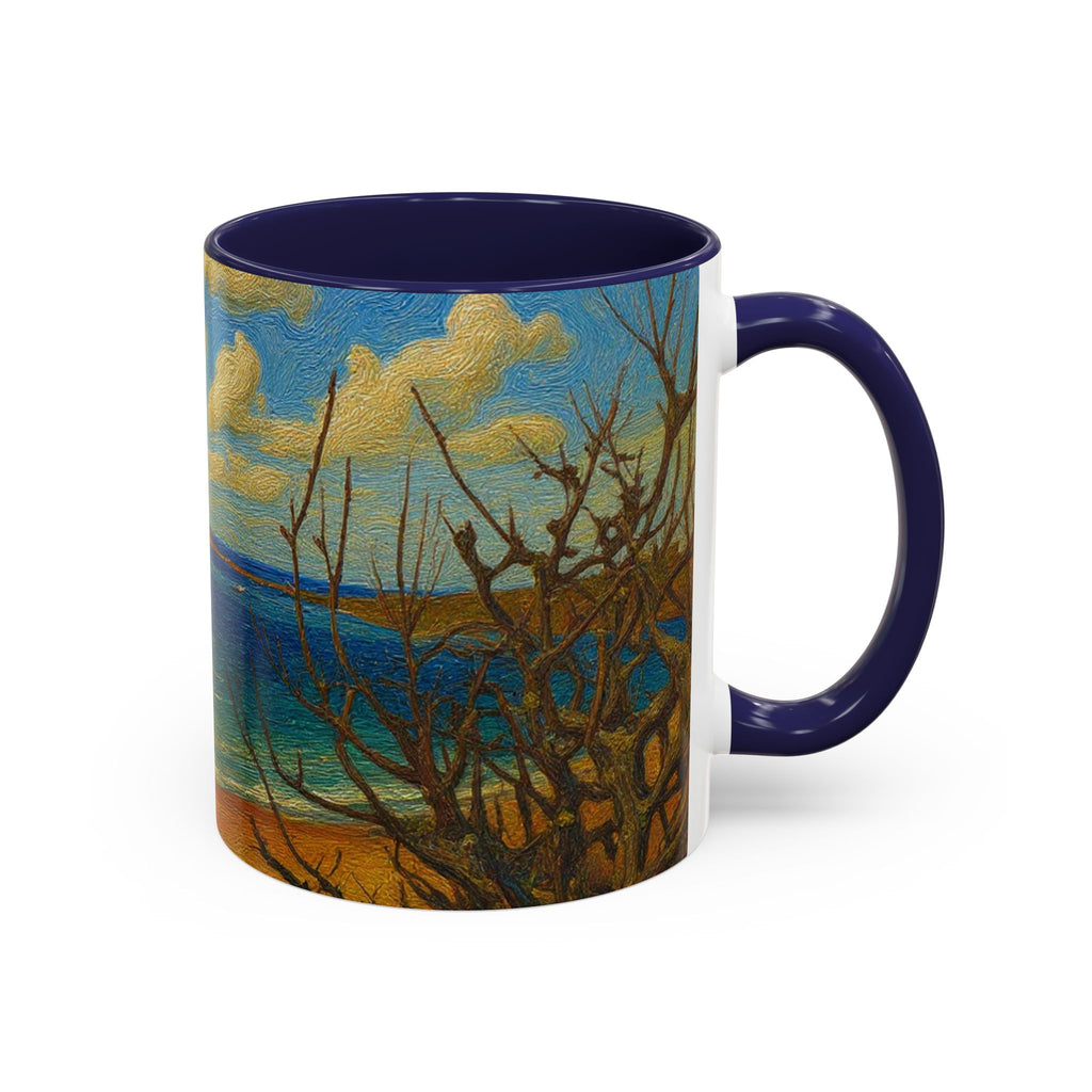 Coastal Breeze Coffee Mug — Beach Landscape Accent Mug (11/15oz)