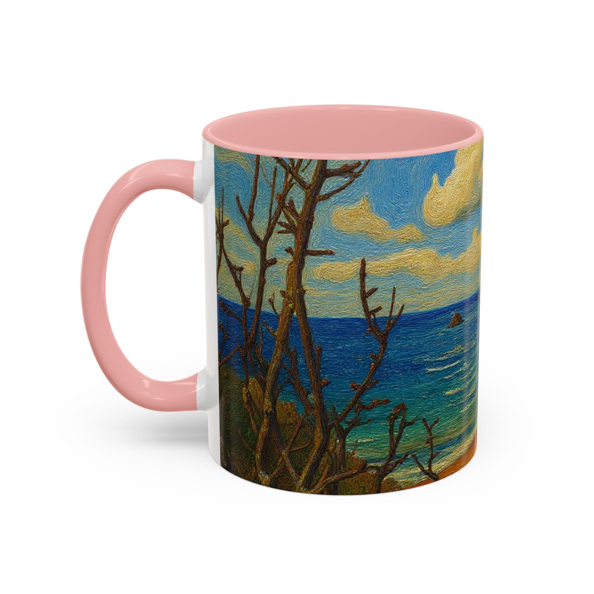 Coastal Breeze Coffee Mug — Beach Landscape Accent Mug (11/15oz)