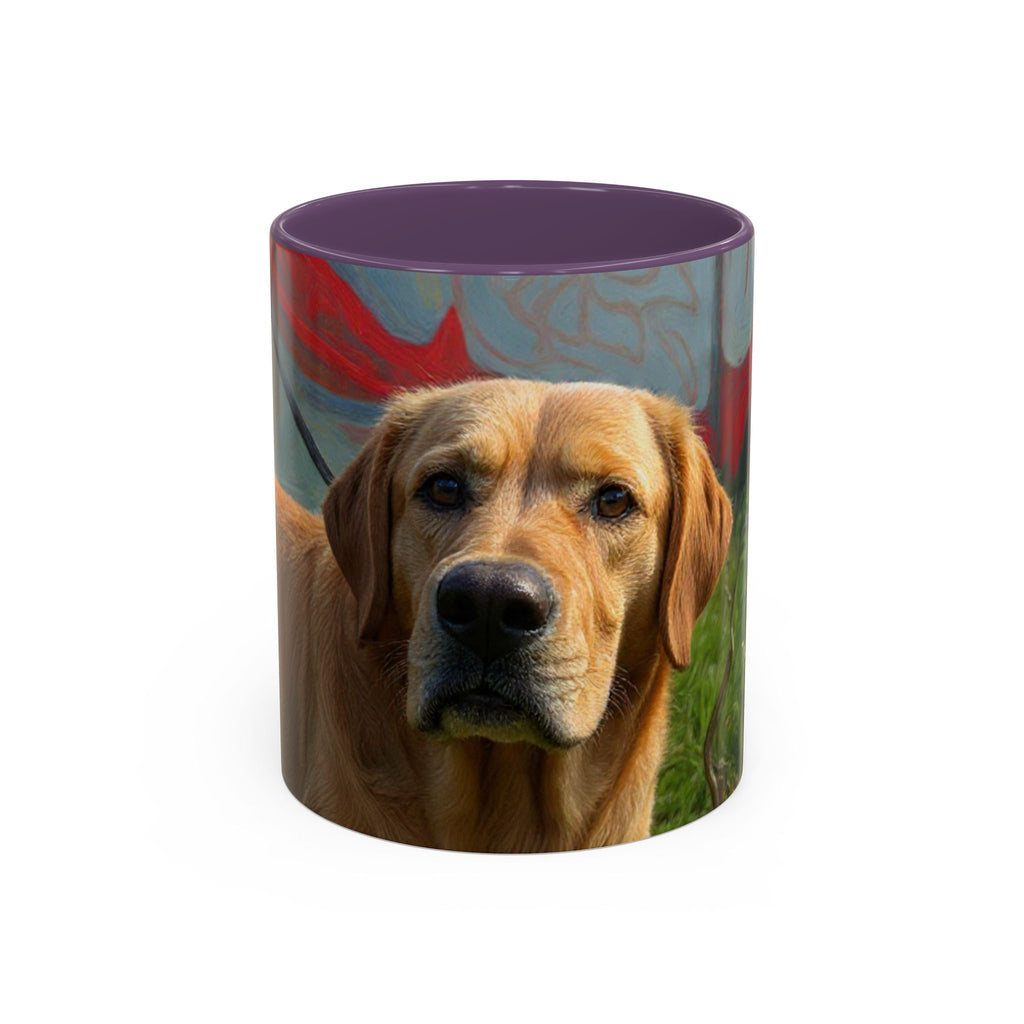 Golden Labrador Photo Coffee Mug – Personalized Pet Dog Accent Mug (11/15oz)