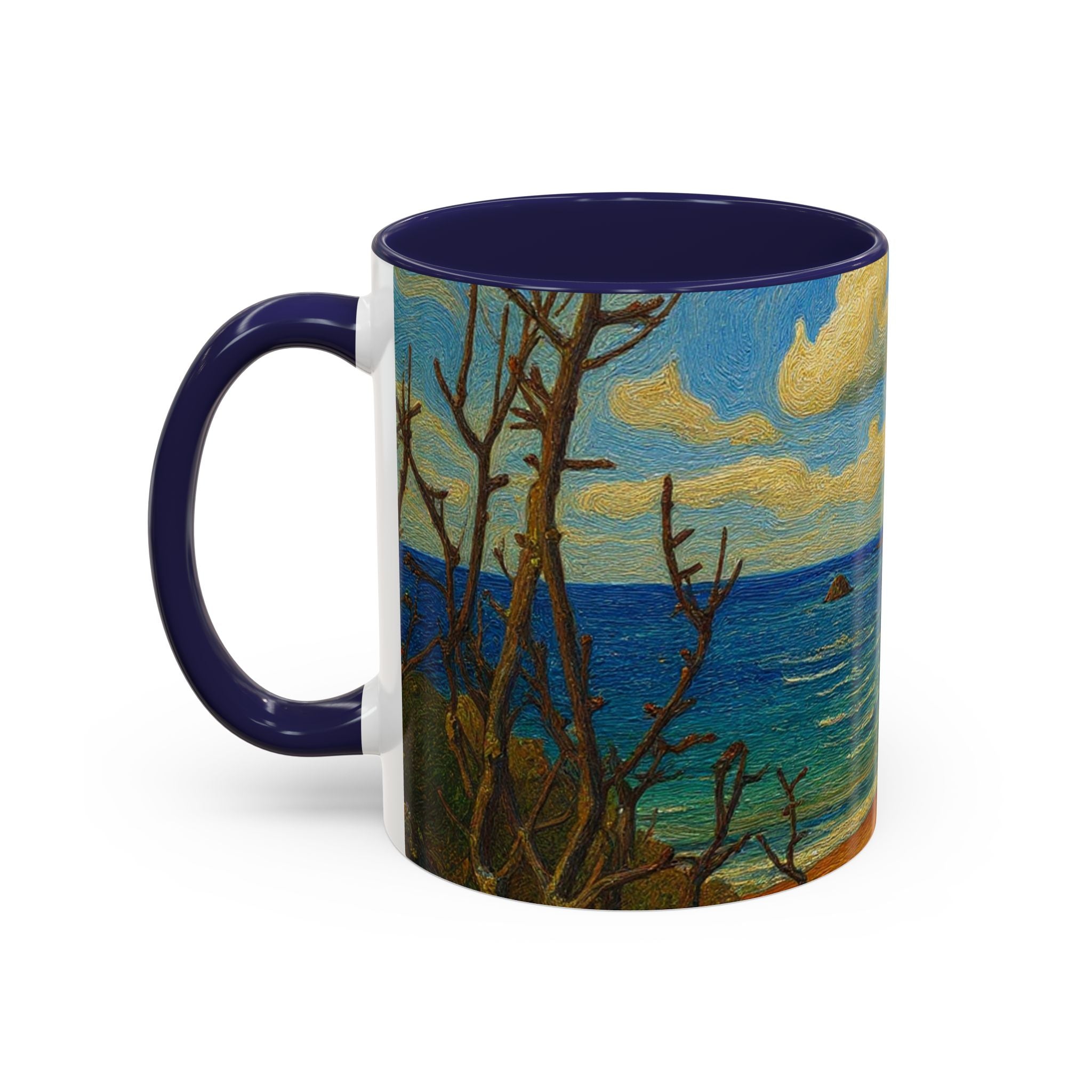 Coastal Breeze Coffee Mug — Beach Landscape Accent Mug (11/15oz)
