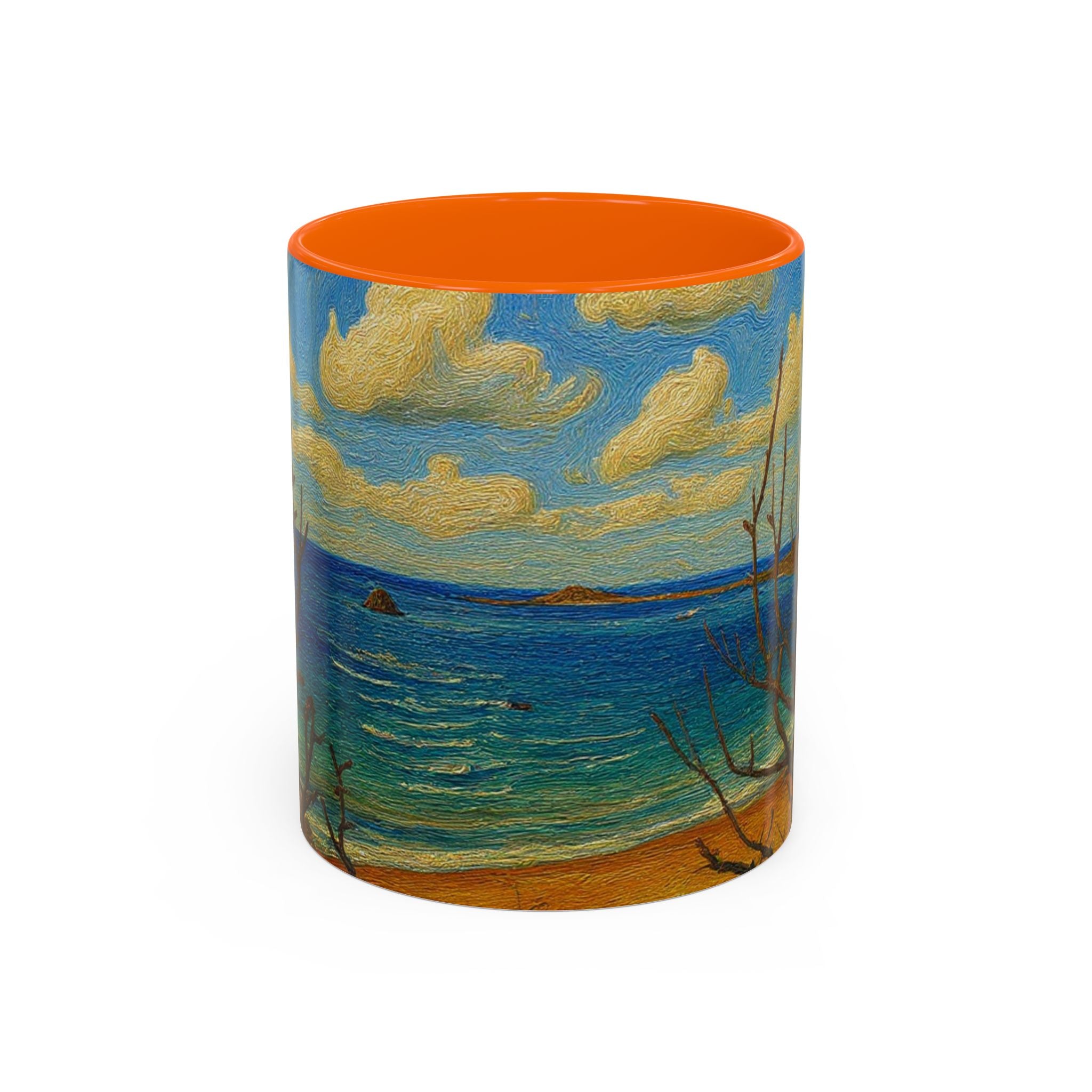 Coastal Breeze Coffee Mug — Beach Landscape Accent Mug (11/15oz)