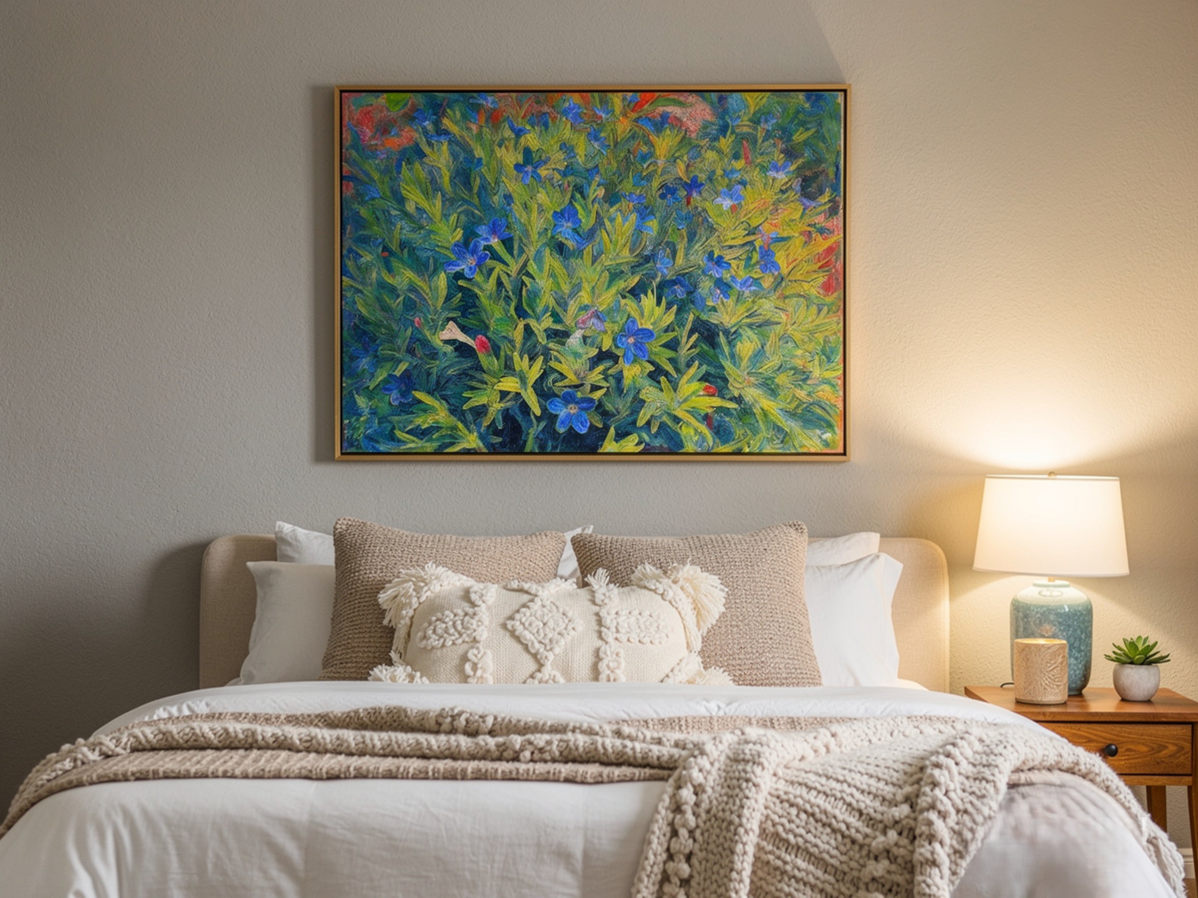 Blue Star – Tableau Photo sur Toile