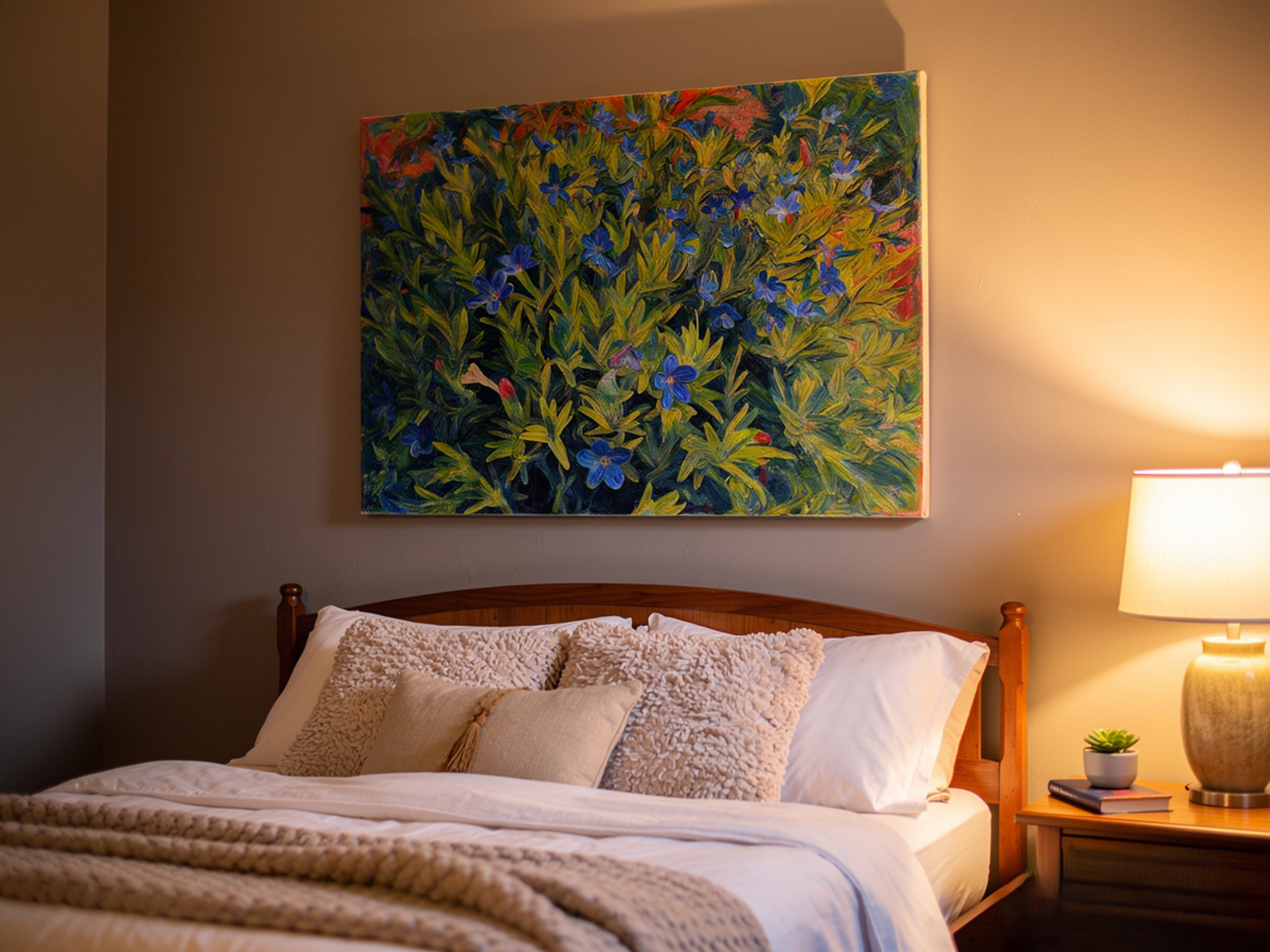 Blue Star – Tableau Photo sur Toile