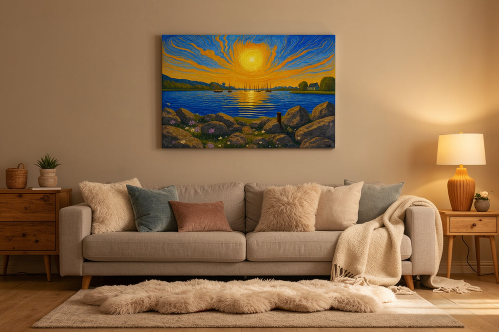 Sunrise – Toile imprimée lever de soleil
