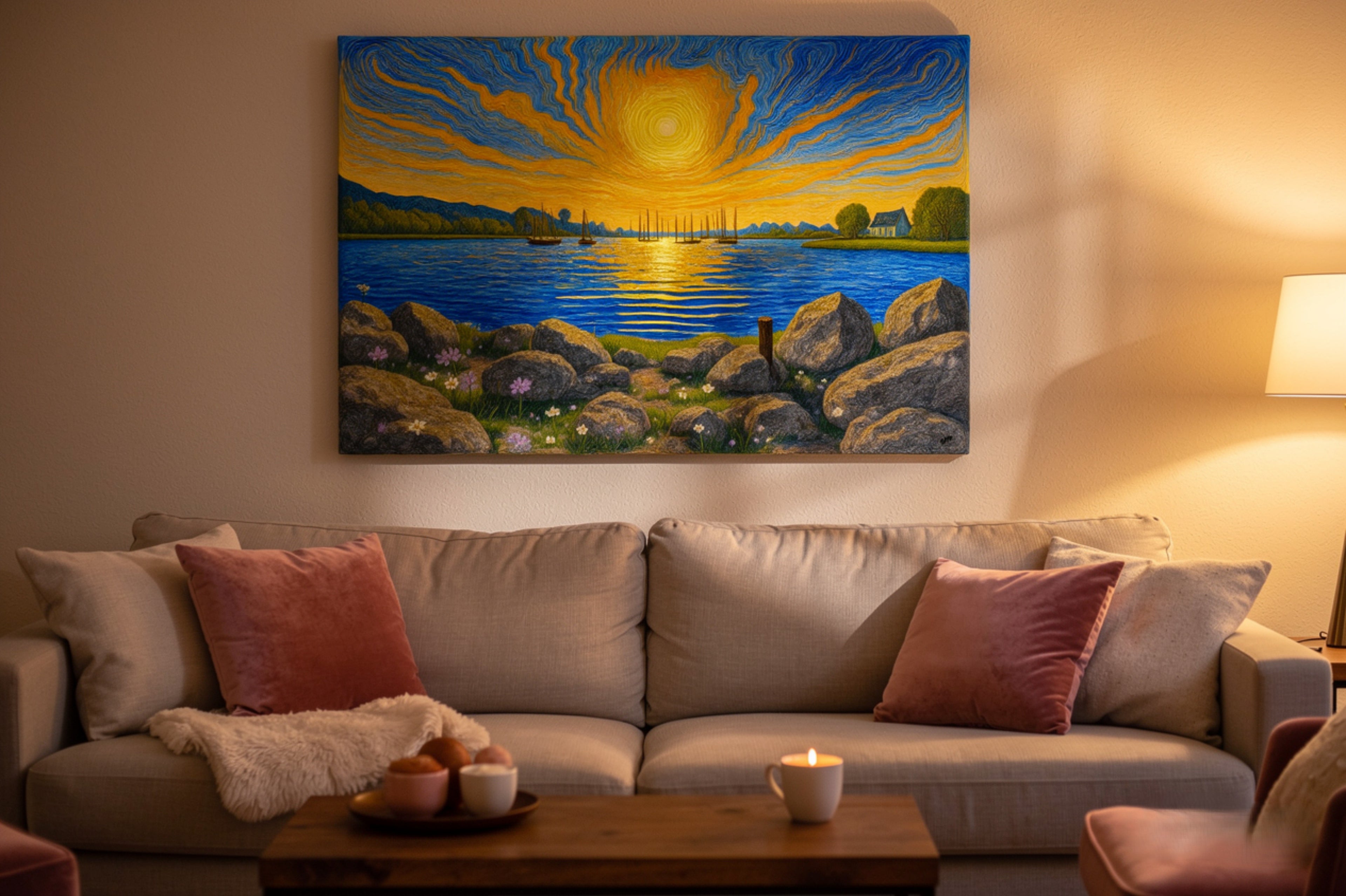 Sunrise – Toile imprimée lever de soleil