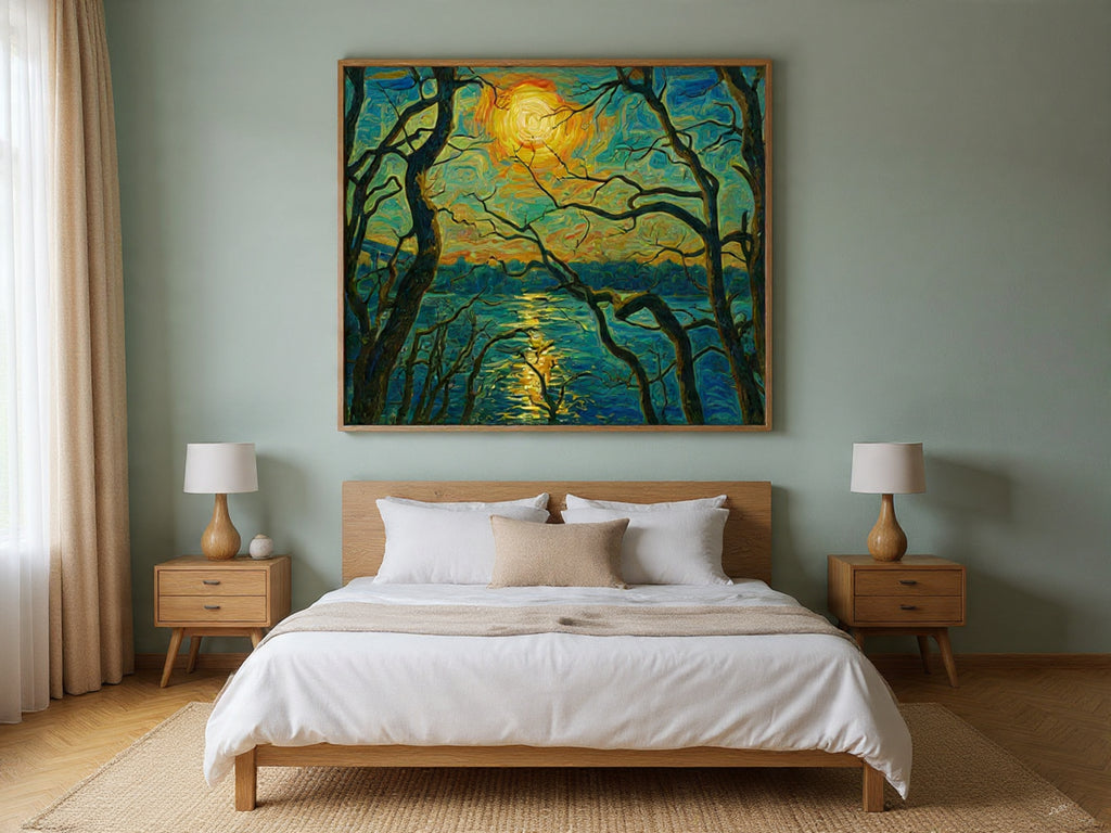 Sun on the Sea – Toile imprimée soleil et mer