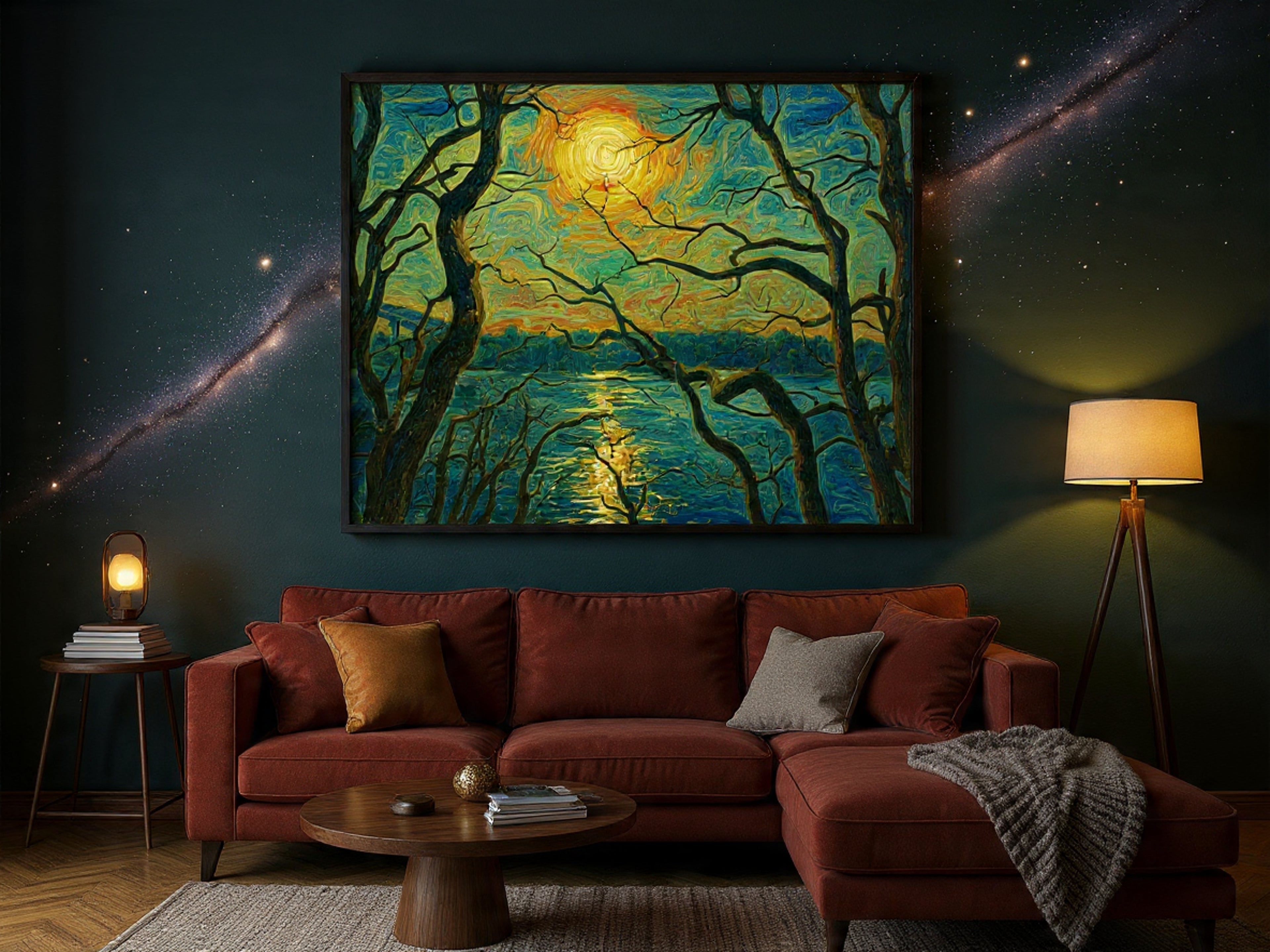 Sun on the Sea – Toile imprimée soleil et mer