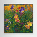 colorful freesias