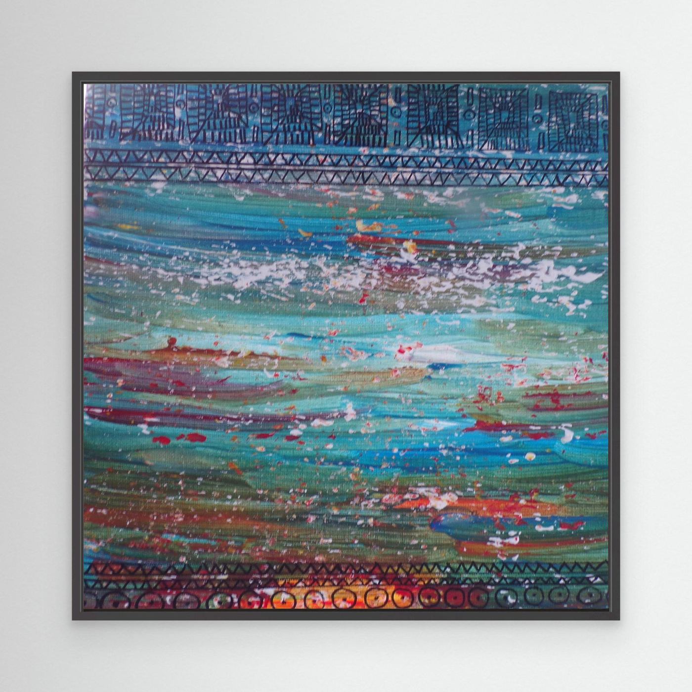 reflections on  the sea