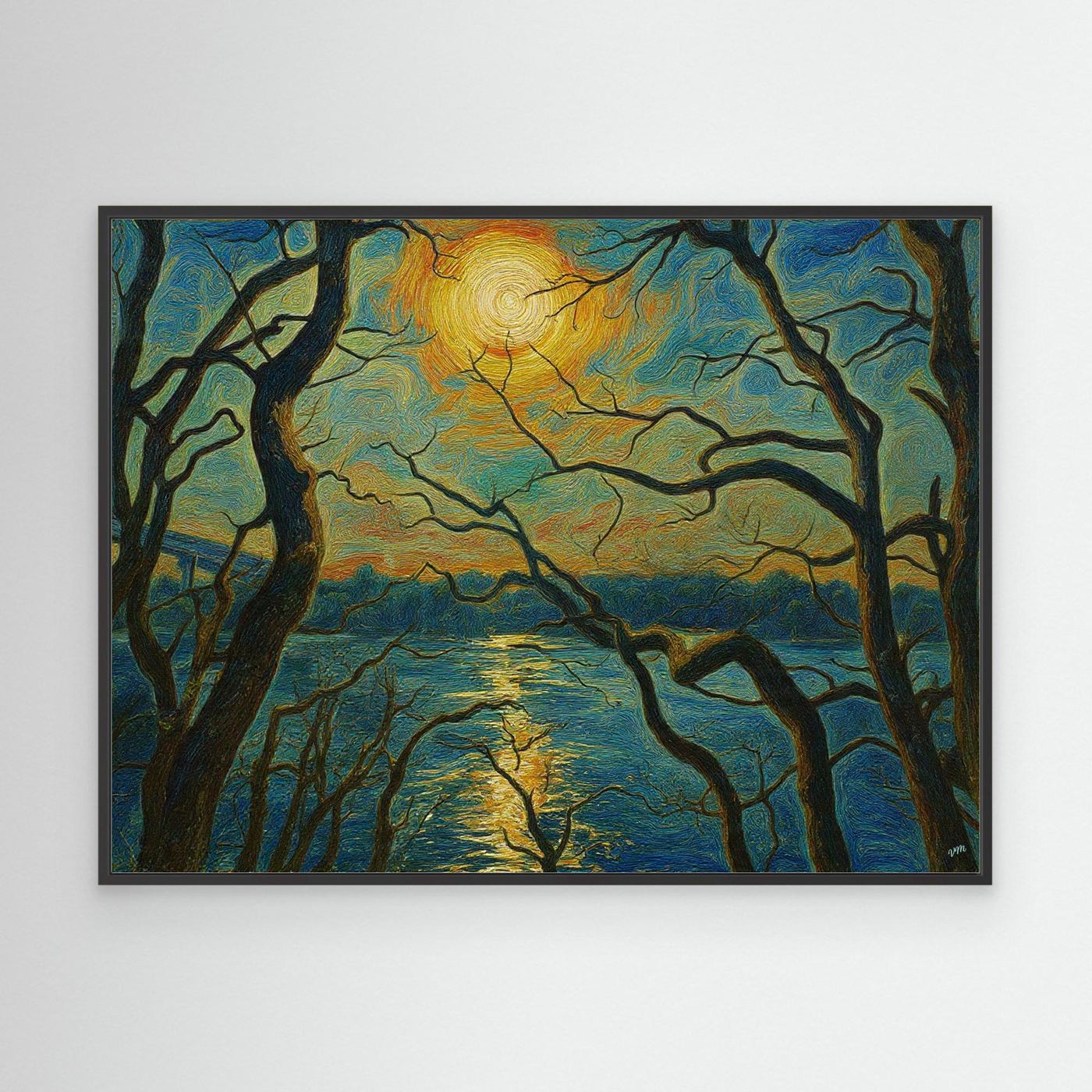 sun on the sea